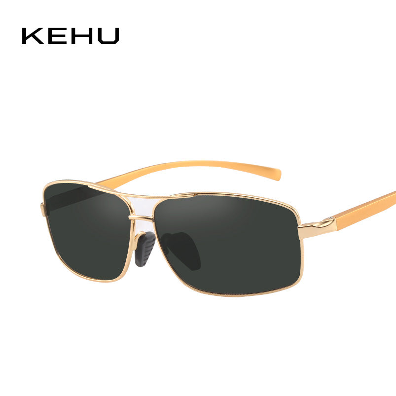 KEHU NEW Brand designer Sunglasses Men Polarized Sunglasses Men Aluminum Magnesium Alloy Frame Sunglass Uniqueness Glasses K9261