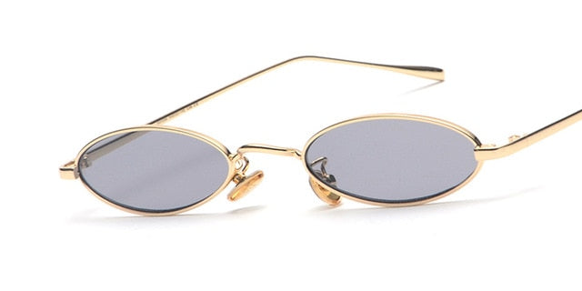 KEHU New Brand Designer Sunglasses Women Small Oval Glasses Sunglasses Women Lady Shades Fashion Mirror UV400 K9370