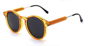 KEHU New Women High Quality Brand retro Sun lenses Men Round  Sun Eyewear Glasses de sol 833